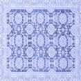 thumbnail image 1 of Ahgly Company Indoor Square Oriental Blue Traditional Area Rugs, 5' Square, 1 of 4