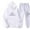 White#10, variant on YOIAVAIOY Jogger Sets for Women 2 Piece Baggy Fit Funny Heart Print Track Suits Soft Solid Sweatsuits Set with Pockets Yellow M