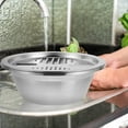 thumbnail image 5 of WRISTBIQUE Fruit Shredder Slicer Set Stainless Steel 3pcs in 1 Set Silver, 5 of 8