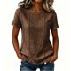 thumbnail image 3 of Neewe Womens Summer Tops 2026 Striped Short Sleeve Fashion T-Shirts Crewneck Casual Loose Basic Tee Blouses, 3 of 8
