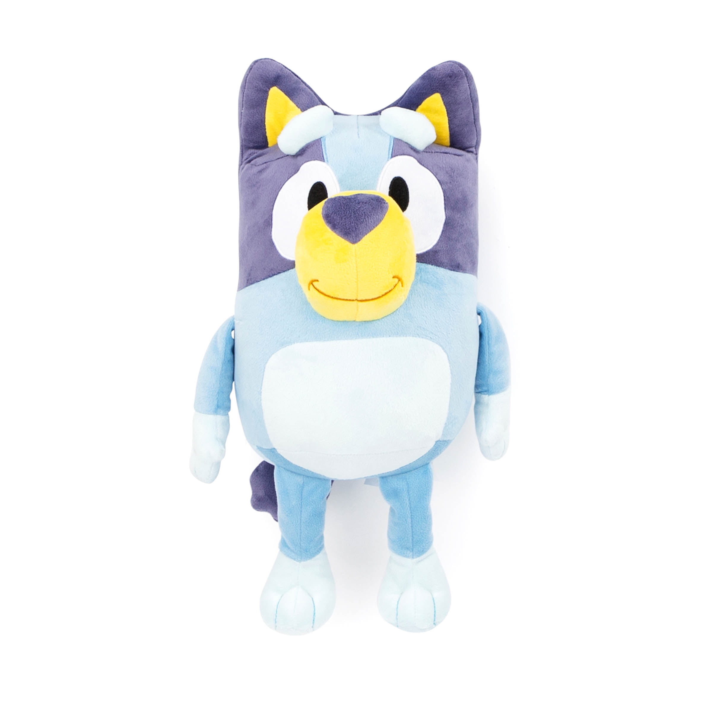 (2 pack) Bluey Kids Bedding Plush 17" Cuddle and Decorative Pillow Buddy, Microfiber, Blue, BBC