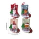 thumbnail image 3 of Toystoory Sola Navidad calcetín árbol colgante fiesta caramelo moda regalos bolsa atmósferas elegante al aire libre decoración personalizada Type6 NO6, 3 of 6