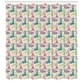 thumbnail image 3 of Ambesonne City Shower Curtain, Colosseum Big Ben Tourist, 69"Wx84"L, Multicolor, 3 of 3