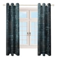 thumbnail image 3 of Blackout Curtains for Bedroom Math Formula Full Room Darkening Grommet Curtains for Living Room,Thermal Insulated Ombre Drapes, 3 of 7