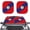 Belize Flag Distressed Print, variant on Pzuqiu Auto Sun Visor with Sea Turtle Floral Theme, Car Window Shade for Car Interior Accessories, Universal Fit for Most Vehicles