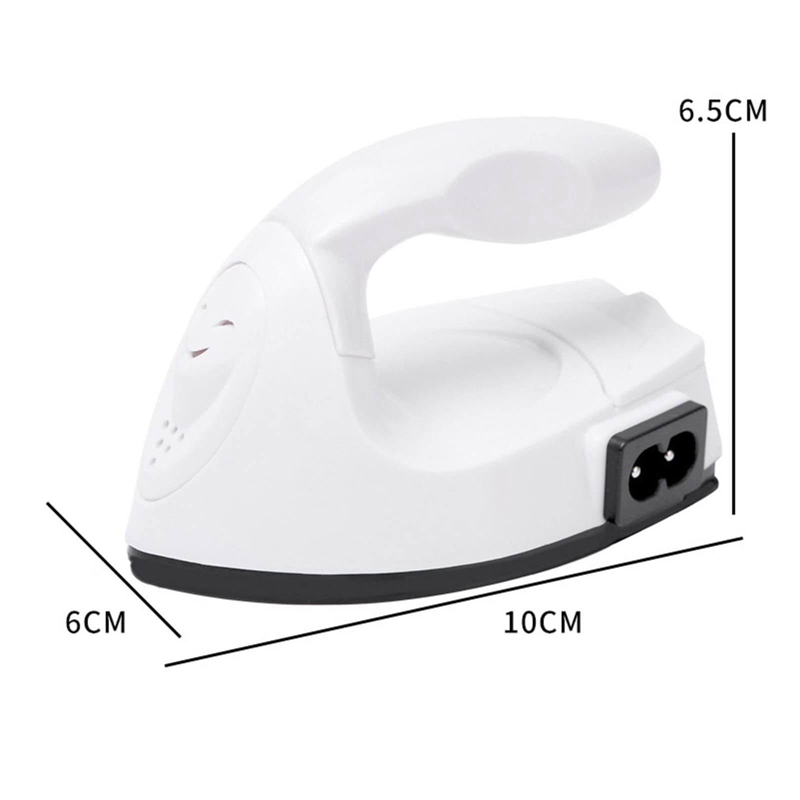 Mini Iron Machine Portable Electric Iron with Charging Electric Wire, for DIY Shoes, Clothes, and Transfer Projects , White