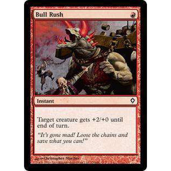 MtG Worldwake Common Bull Rush #73