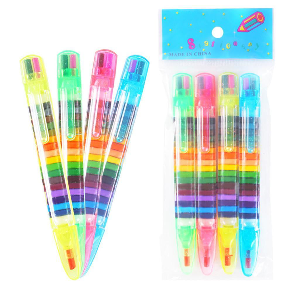 Buy Wholesale China 20 In 1 Stackable Crayons For Kids Painting Party  Favors 20 Pcs Glitter Pens Coloring Drawing Crayon & Drawing Crayons at USD  0.64