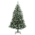 thumbnail image 7 of vidaXL Artificial Hinged Christmas Tree 150 LEDs & Ball Set 59.1", 7 of 7