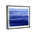 thumbnail image 3 of Stupell Industries Brushed Blue Gradient Form Graphic Art Luster Gray Floating Framed Canvas Print Wall Art, Design by Allie Corbin, 3 of 6