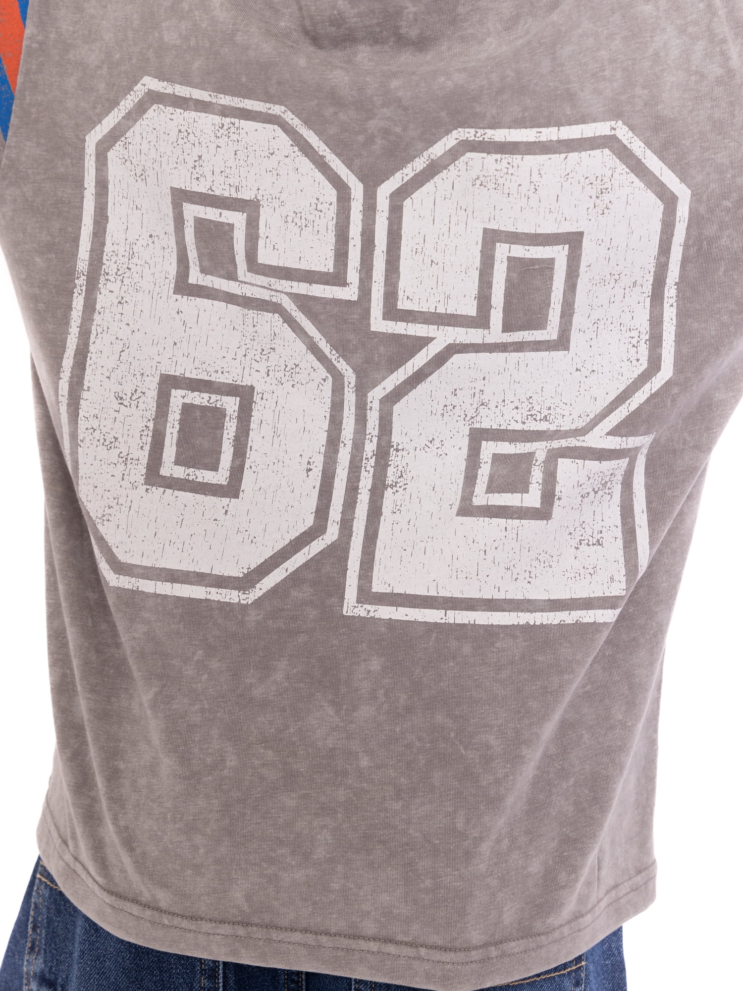 Spider-Man Boys Mineral Washed Graphic Football Tee with Short Sleeves, Sizes 4-18