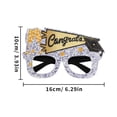 thumbnail image 2 of ¡Venta caliente! Gafas decorativas para la temporada de graduación, marcos de fotos creativos para la graduación, 2 of 5