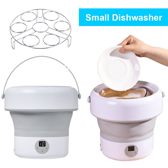 Lavavajillas Portátil Plegable Mini Turbo 5L Likrtyny Blanco