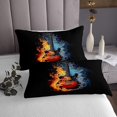 thumbnail image 3 of Erosebridal Melody Guitar Coverlet Set King,Musical Instrument Bedding Set,Abstract Decor,Ultra Soft,3 Pieces, 3 of 5