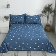 thumbnail image 2 of Juego de cama de tres piezas, sábana + funda de almohada, sábana de tres piezas, sarga, lijado, multiespecificación., 2 of 6