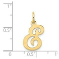thumbnail image 3 of 14k Yellow Gold Initial E Charm, 3 of 4