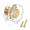 Crystal Patterned -1.2inchn-12 Pack, variant on Bubble shape-1.14inchn 24 Pack Solid Brushed Crystal Ball Cabinet Knobs