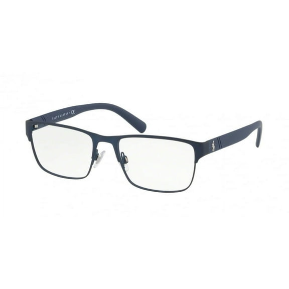 RALPH LAUREN POLO PH1175 9119 Matte Navy Blue Demo Lens 56 mm Men's Eyeglasses