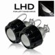 thumbnail image 1 of 2 Pieces 2.5" Bi-Xenon HID Projector Lens with Shrouds for Car Headlights High/Low Beam Halogen or Xenon Bulbs, 1 of 5
