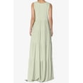 thumbnail image 2 of TheMogan Women's S~3X Sleeveless Scoop Neck Tiered Jersey Relaxed Fit Long Maxi Dress, 2 of 6