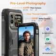 thumbnail image 7 of Blackview XPLEZORE 1 Pro AI 5G Rugged Phone, Android, 15, 20000mAh, 55W, 16GB, 512GB, Black/Orange, 7 of 7