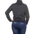thumbnail image 2 of Bar Iii Women's Long-Sleeve Cowl-Neck Cropped Sweater Size Xl, 2 of 3