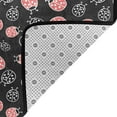 thumbnail image 2 of DouZhe Cartoon Funny Pink Ladybugs Rugs Doormat, Non-Slip Machine Washable Carpets Floor Door Mat , 36" x 24", 2 of 6