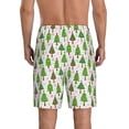 thumbnail image 4 of Lsque Christmas Trees Mens Sleep Pajama Shorts,Short Pajama Pants, Cotton Ultra-Soft Knit-Medium, 4 of 9