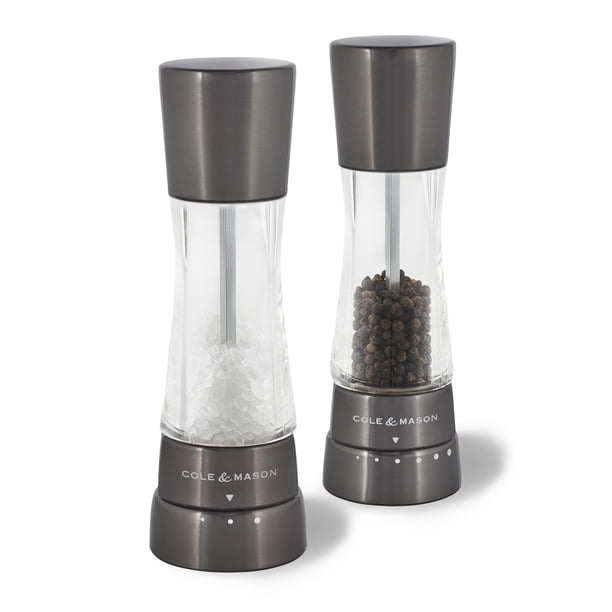 Set de molinillos de sal y pimienta Cole & Mason Derwent Iron Grey