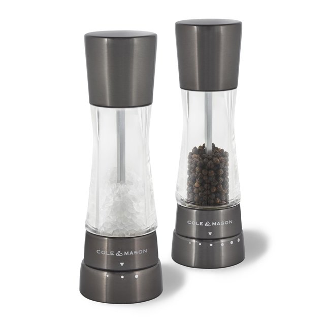 Set de molinillos de sal y pimienta Cole & Mason Derwent Iron Grey