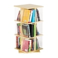 thumbnail image 1 of Guidecraft School Supply Kids 3 Tier Rotating Wood Bookcase in Natural, 1 of 2