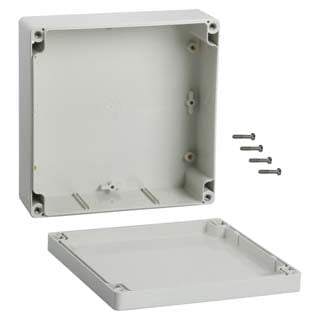 1554RGY - Boîte de Projet 6.3X6.3X2.4IN PLAS Gris