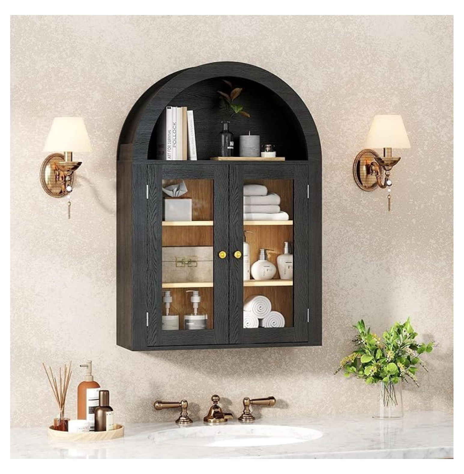 Dorset Bathroom Wall Cabinet - White Bathroom Cabinet Wall Mount