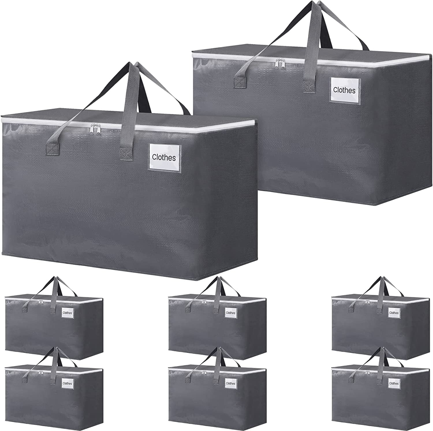 Large Moving Boxes with Zippers & Handles Moving Supplies with lids ...