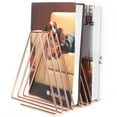 thumbnail image 4 of Book Rack, Innovative Metal Book Stand, Durable Bookstore For School Office Coffee Shop Rose Gold, 4 of 8
