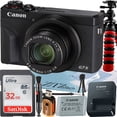 thumbnail image 1 of Cámara Digital Canon PowerShot G7 X Mark III Negra con Lente de Zoom Óptico de 4.2x + Tarjeta de Memoria SanDisk de 32 Gb + Trípode + Paquete Básico ZeeTech, 1 of 9