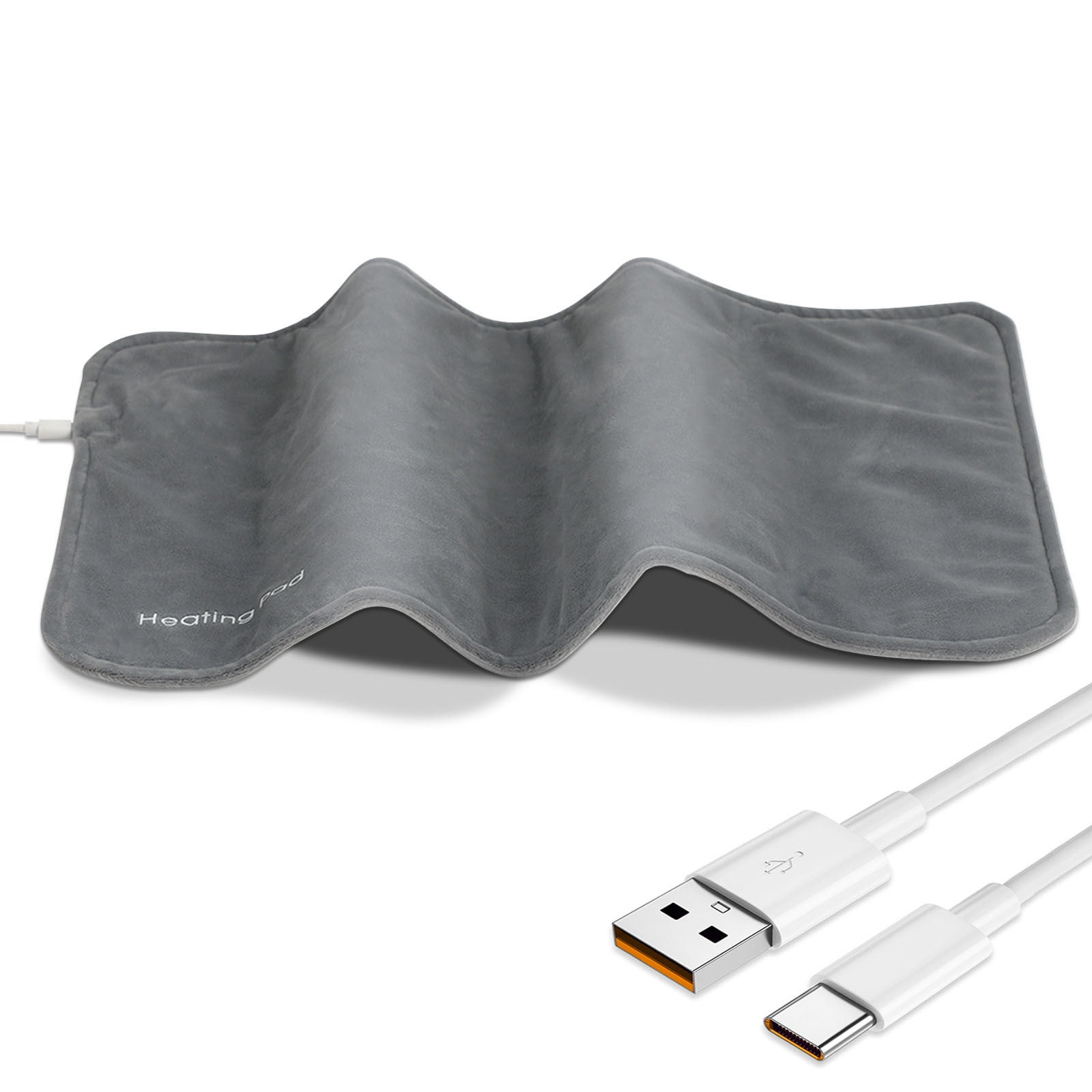 YHAICO Warm-up Blankets USB Heating Pad Blanket Made of Crystal Velvet Portable Winter Multiple Application Scenarios Heat Blanket 23.6x12 Inch Machine Washable