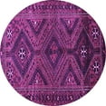 thumbnail image 1 of Ahgly Company Indoor Round Persian Purple Traditional Area Rugs, 6' Round, 1 of 4