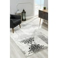 thumbnail image 2 of Rug Branch Modern Abstract Fractal Grey Black Indoor Area Rug - 6x9, 2 of 6