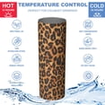 thumbnail image 5 of Leopard Print 20oz Stainless Steel Skinny Tumbler – Vacuum Insulated Slim Travel Cup with Lid & Stainless Steel Straw, 360° Full Wrap Printed Tumbler for Home, Office & Outdoor Use, 5 of 6