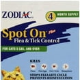 thumbnail image 5 of Zodiac Spot On Plus Flea & Tick Control for Cats 5lbs and Over 4 Month Supply, 5 of 6