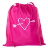 Valentine's Day Bags, Mini Drawstring Cinch Backpacks, Valentines Day Gift Bags