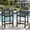 Gray, variant on Easthome 2-Piece Patio Bar Chair Set, Oversized Adirondack Pub Stools with 450lb Capacity for Deck, Backyard, Poolside & Outdoor Dining - Red