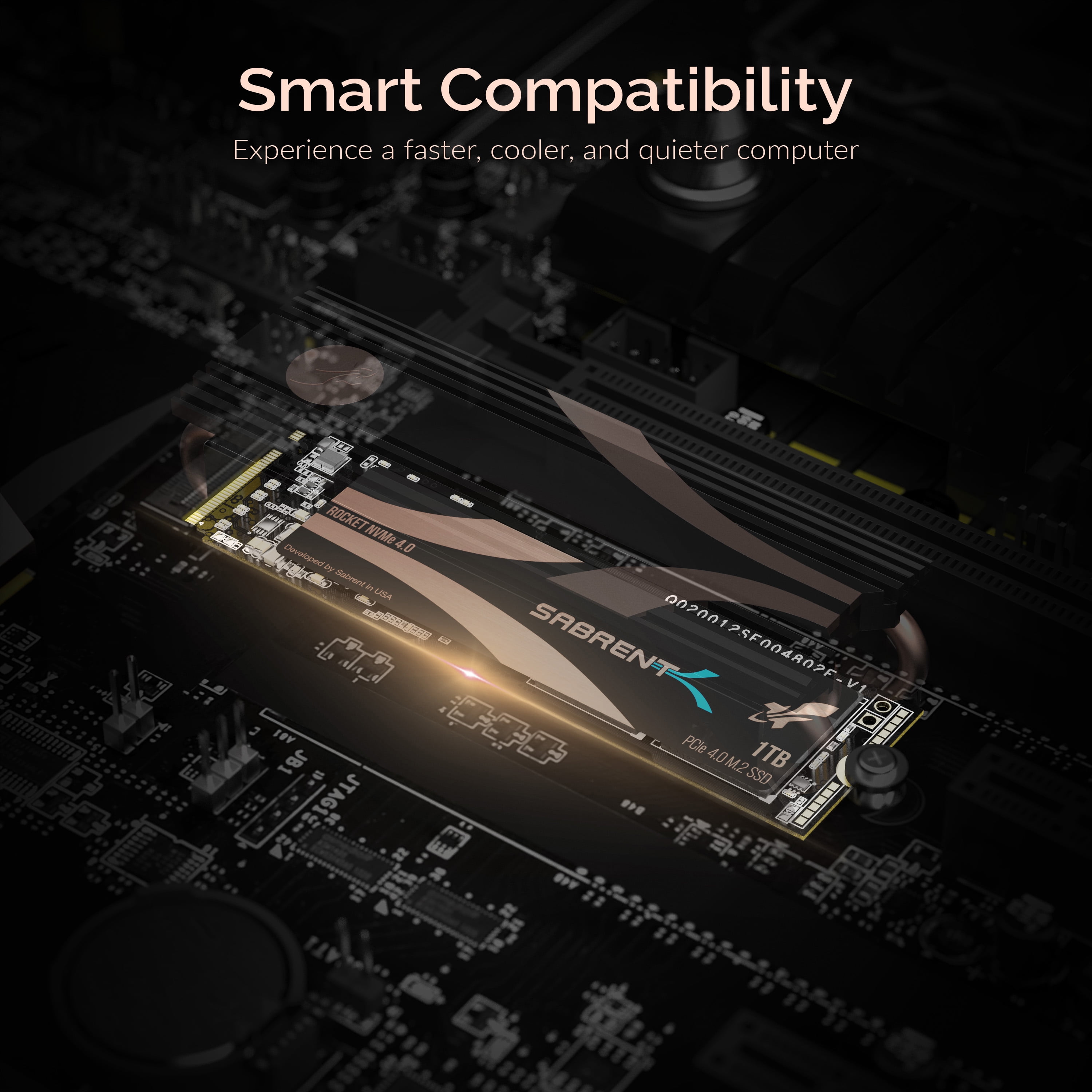 SABRENT 500GB Rocket Nvme PCIe 4.0 M.2 2280 Internal SSD Maximum