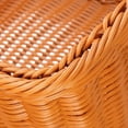 thumbnail image 4 of Durable Artificial Rattan Handmade Portable Picnic Basket Rattan Woven Supermarket Shopping Basket Rattan Basket, 4 of 6