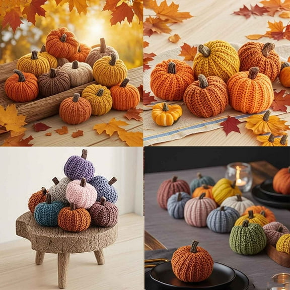 XGFHYJEH Halloween Decor, Halloween Decorations, Halloween Decorations Indoor, Halloween Decor Indoor, 2-inch Soft Pumpkin for Tree Cute Hanging Decor