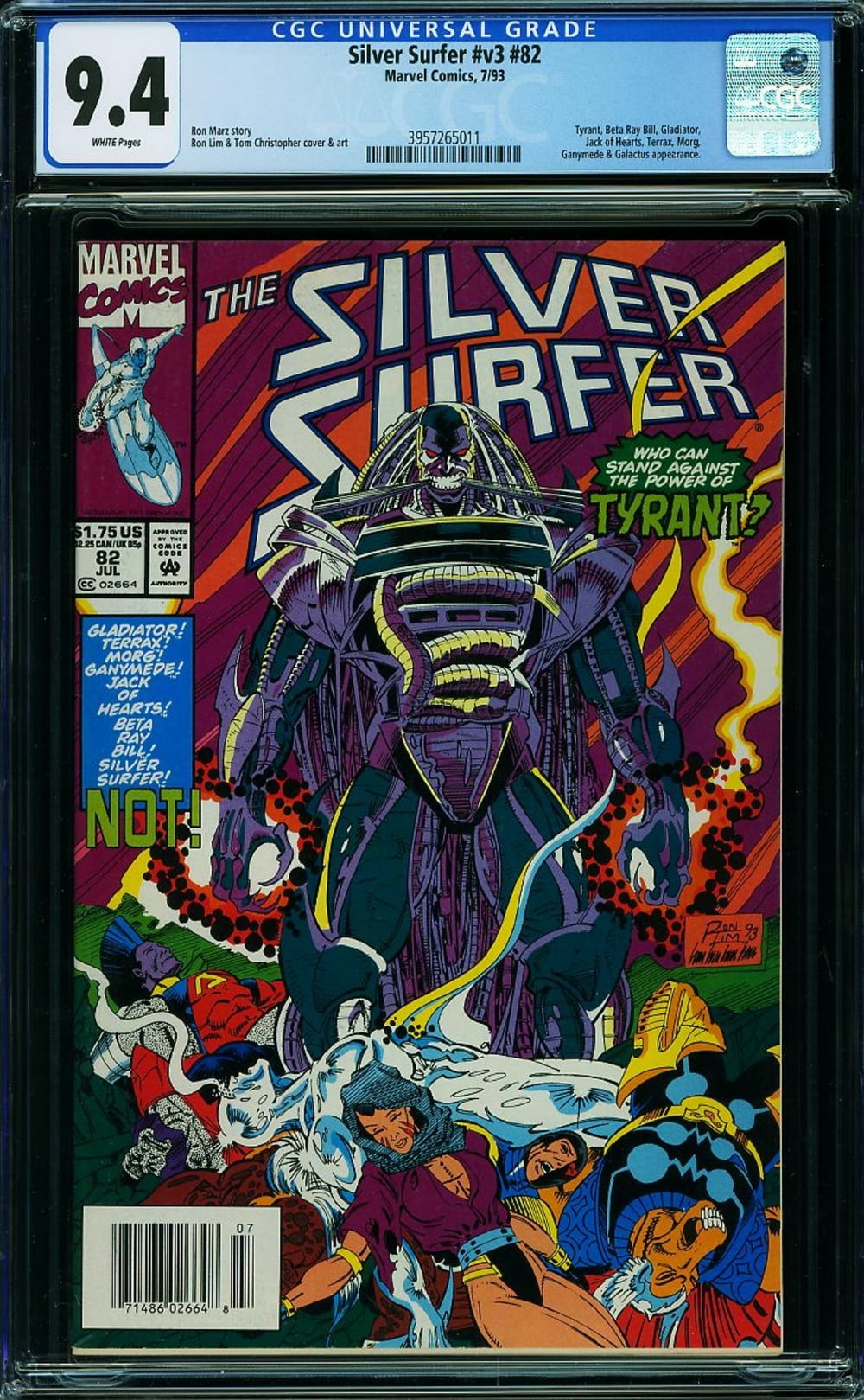Cover of Silver Surfer #82