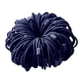 thumbnail image 2 of 100pcs Goma de cabellero Elástico Cintas para el cabellero Negro para Mujer Niñas, 2 of 6