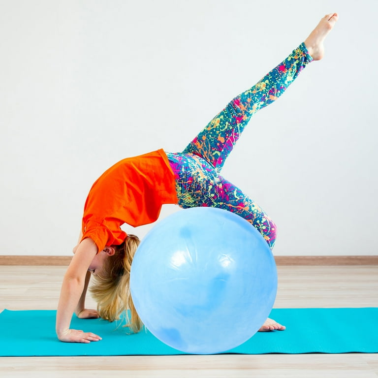 2 Sets Bouncy Ball Yoga Plastic Chair Toys Children s Workout