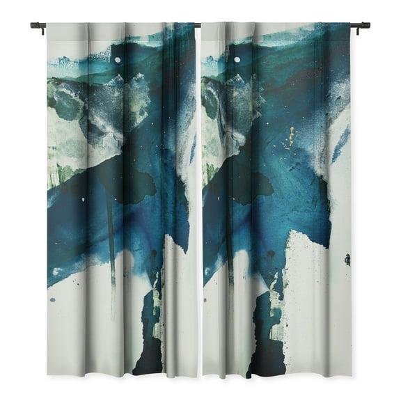 Society6 Alyssa Hamilton Art Untamed A Minimal Abstract Single Panel Room Darkening Window Curtain 50" x 84"